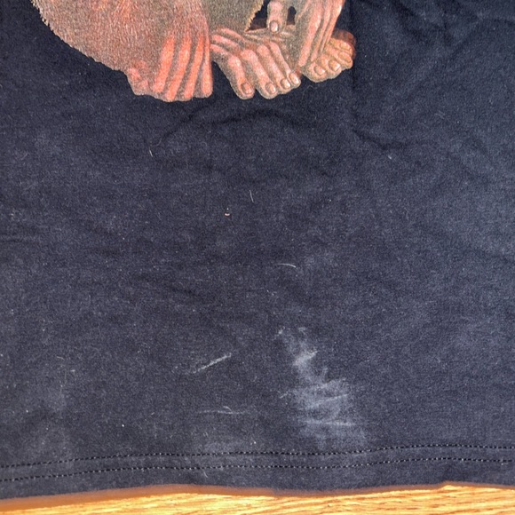 Fuckingawesome Monkey Screaming Graphic Black Streetwear T-shirt Size Mens Small - Picture 4 of 6